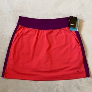NWT Nike Golf Pink & Purple Skort Size M